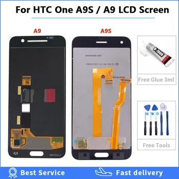 Trieda AAA AMOLED 5.0' Pre HTC A9 LCD Displej Pre HTC one A9S / A9 LCD Displej Dotykový Digitalizátorom. Zhromaždenie Testované