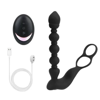 VATINE Penis Krúžok na Sebe Análny Plug-Dual-pomocou Vibrácií Zadok Plug Prostaty Masér Inteligentné Kúrenie Sexuálne Hračky pre Páry
