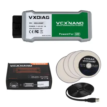 VXDIAG VCX NANO pre Land Rover a Jaguar Softvér V154 VXDIAG VCX NANO Podporu Dieselové a Benzínové Automobily Update CD