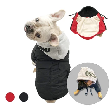 Zimné Psa Kostým Zahustiť Teplé Oblečenie pre psy pre Veľké Psy francúzsky Buldog Bunda domáce Zvieratá Acessorios Pitbull Kabát Pet Ropa Perro