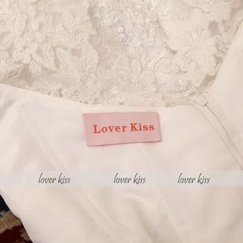 Milovník Kiss Vestidos de Noiva Morská víla Svadobné Šaty 2020 Čipky Nášivka Backless Elegantné Svadobné Šaty pre Ženy, Župan Mariage de