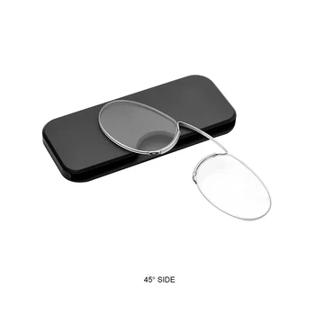 Prenosné Tenké Pince-Nez Spona Na Nos Okuliare Na Čítanie Ultralight Sos Predpis Okuliarov, Mini Eeyglasses Čitateľom Telefón Prípade, +2