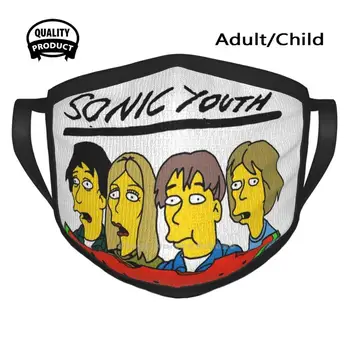 Sonic Youth X Vetru Šport Mäkké Teplé Ústa Maska Evol Albumu, Obal Umelec Mládež Kim Gordon Lee Ranaldo Thurston Moore