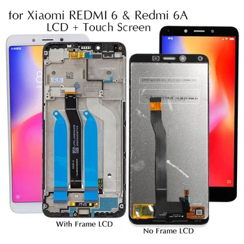 Displej Pre Redmi 6 6A Lcd Displej Dotykový Displej Náhrada Za Xiao Redmi 6 Zobrazenie Testovaný Telefón LCD Displej Montáž 5.45