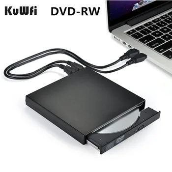 USB 2.0, DVD-ROM, CD RW, CD-ROM prehrávač, Externý DVD Optická Jednotka Prenosný Rekordér pre Macbook Prenosný Počítač pc Windows 7/8