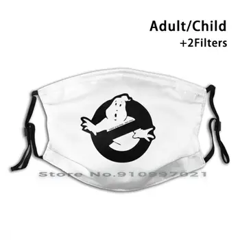 Ghostbusters Umývateľný Opakovane Úst Tvár Masku S Filtrom Pre Dieťa Dospelých Duch Duchovia Ghostbusters