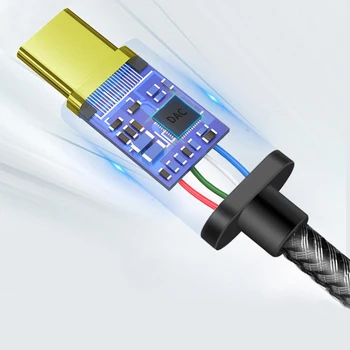 USB C do 3,5 mm pre Slúchadlá, Adaptér Hi-Fi 384KHz/32Bit Typ C Prenosný Slúchadlový Zosilňovač DAC pre IPAD PRO Huawei Xiao